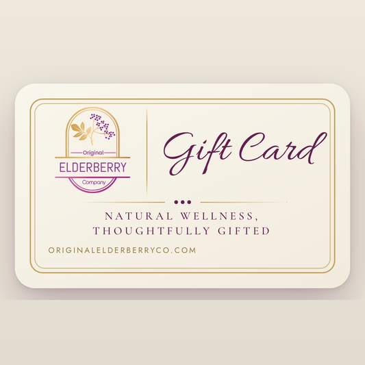 Original Elderberry Co. Gift Card - the tasty way to stay healthy all year round!