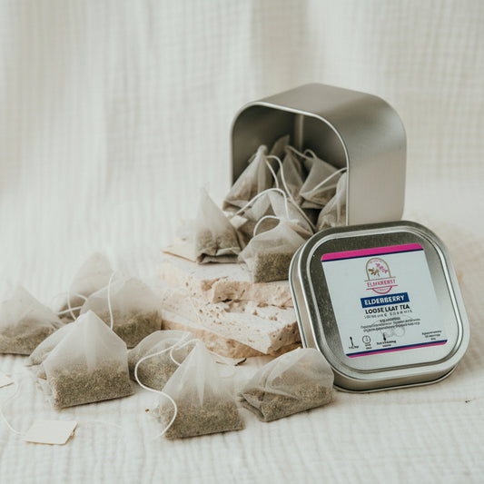 Elderberry Herbal Tea Bags – Organic Immune Support & Antioxidant-Rich Wellness